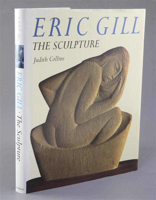 A collection of works and catalogues relating to Eric Gill,